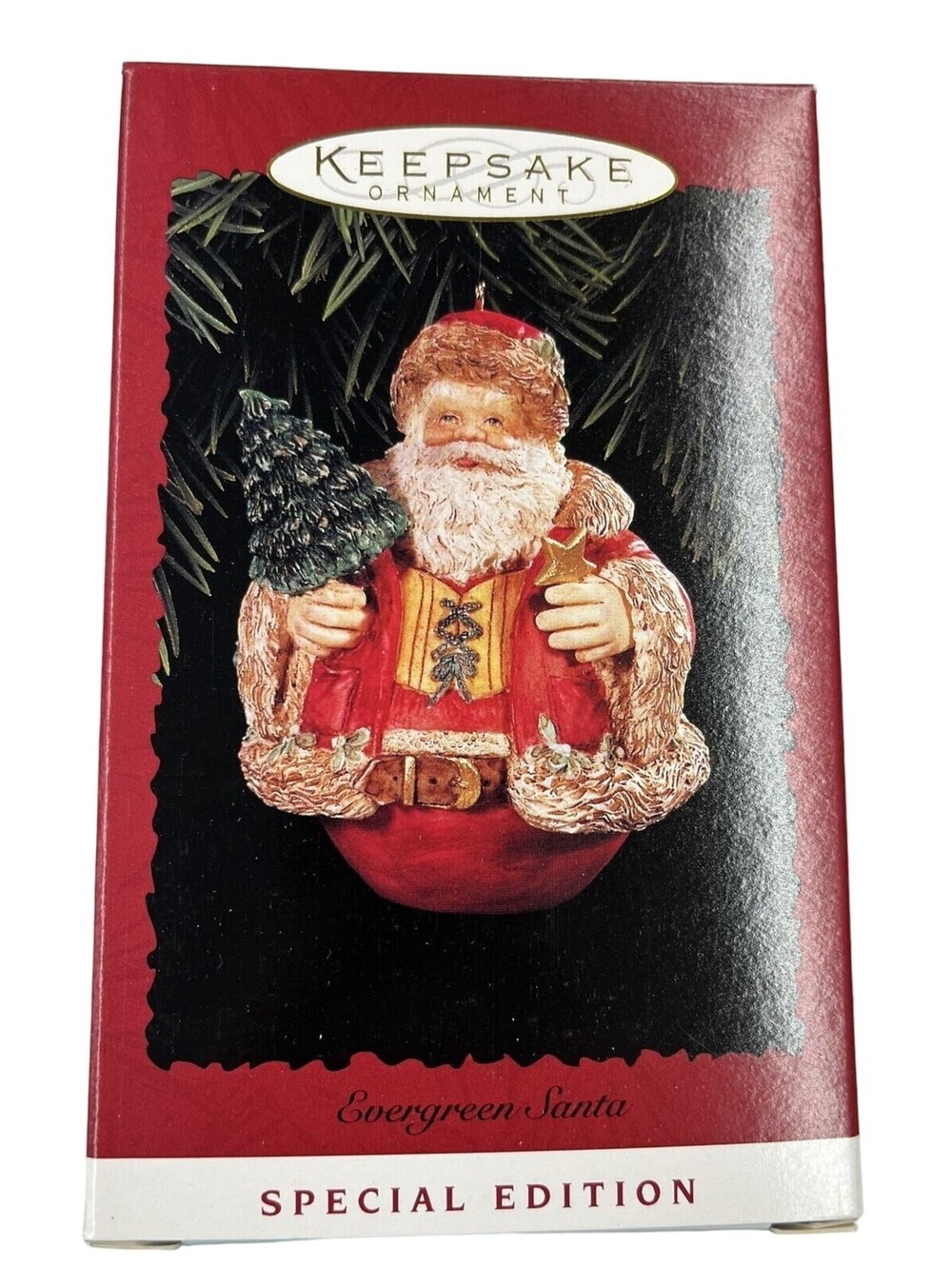 Hallmark Keepsake Ornament Evergreen Santa Special Edition 1996